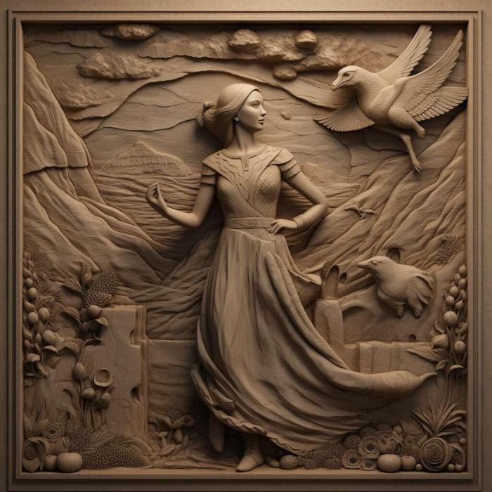 نموذج ثلاثي الأبعاد لآلة CNC 3D Art 